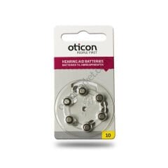 OTICON 10 NUMARA İŞİTME CİHAZI PİLİ (1 PAKET= 6 ADET PİL)