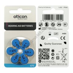 Oticon 675 Numara İşitme Cihazı Pili