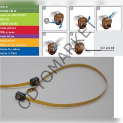 Signia Insio Silk Nx Kanal İçi Kulak İçi Cihaz Bağlantı Kablosu Flexi Strip Konnektör
