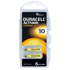 Duracell 10 Numara İşitme Cihazı Pili