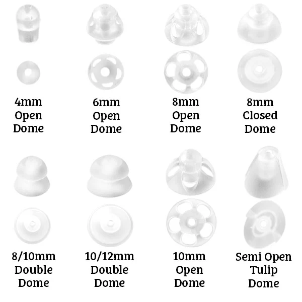 SIGNIA & REXTON İşitme Cihazı Dom/Kubbe Signia Kulaklık Ucu (1 Paket=6 Adet)